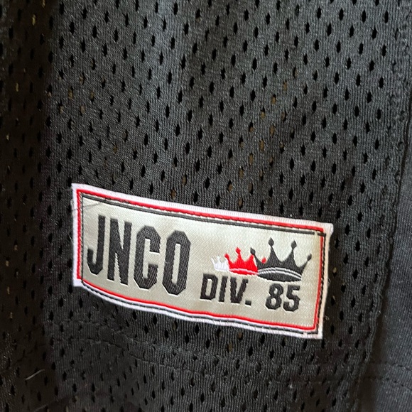 JNCO Vintage 90s Bulldog Embroidered Patch Hockey Jersey - Small - Picture 4 of 7